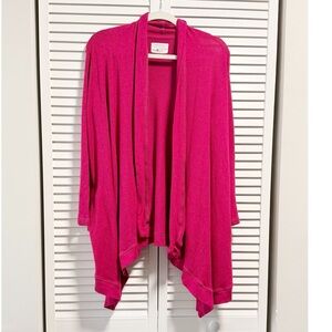 SOUTHCOTT Fuchsia Open Front Cardigan Size 1 (Fits S/M)